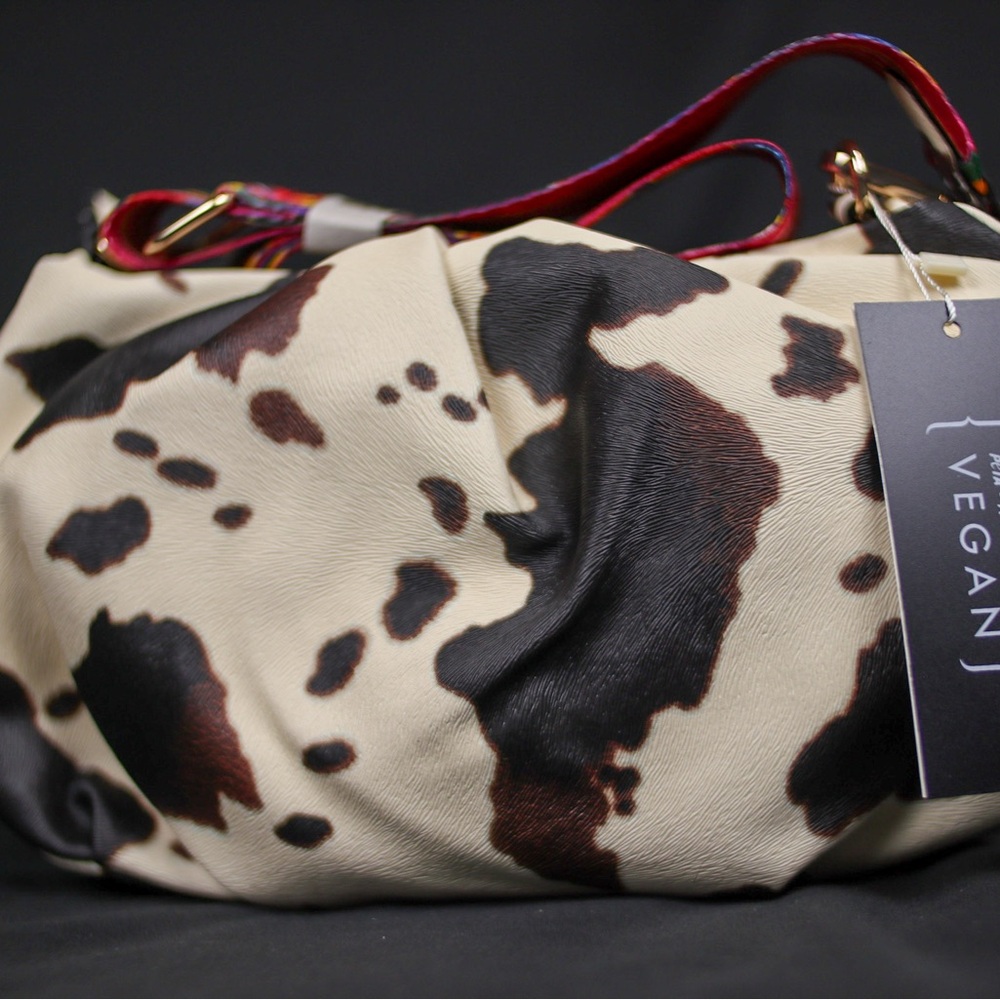 Vegan Cow Print Women's Bag